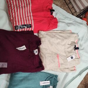 GAP Cream and Pink Sweaters Cozy and Stylish